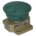 Ross Controls ROSS® Pneumatic Flush Green Push Button Valve D1223B2FPG, 1/4" BSPP D1223B2FPG